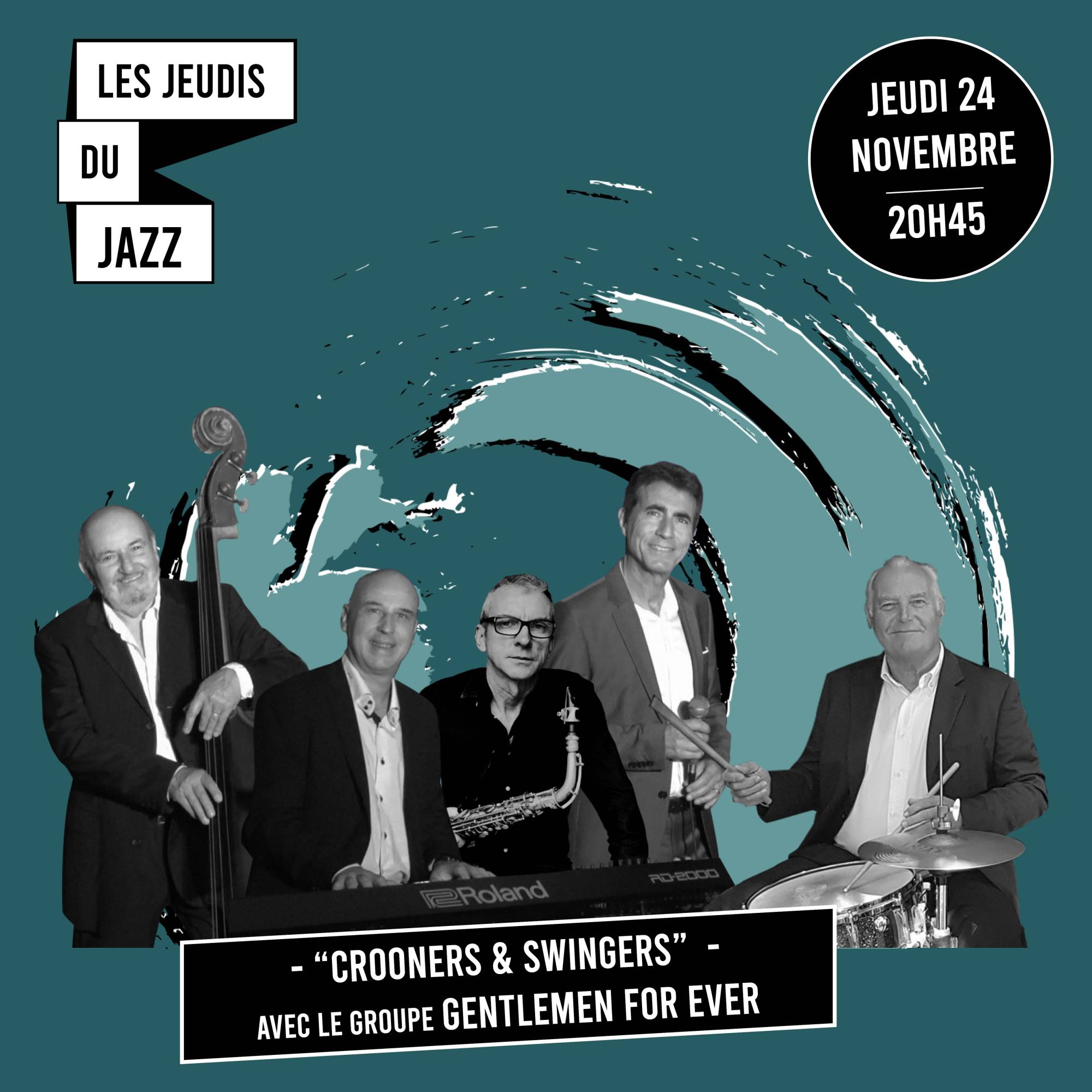 PASSÉ - Hommage aux grands “crooners & swingers” avec le groupe GENTLEMEN FOR EVER